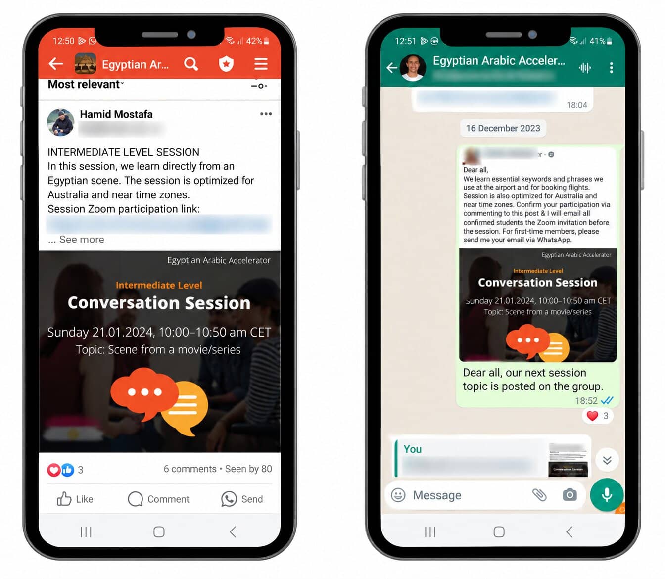 WhatsApp and FB Groups accelerator